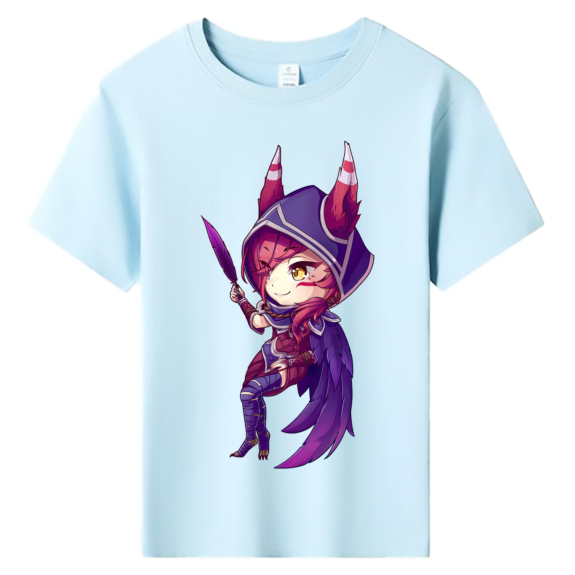 （画像用） リーグ・オブ・レジェンド League of Legends LOL 綿100％キッズTシャツ（フロントプリント）